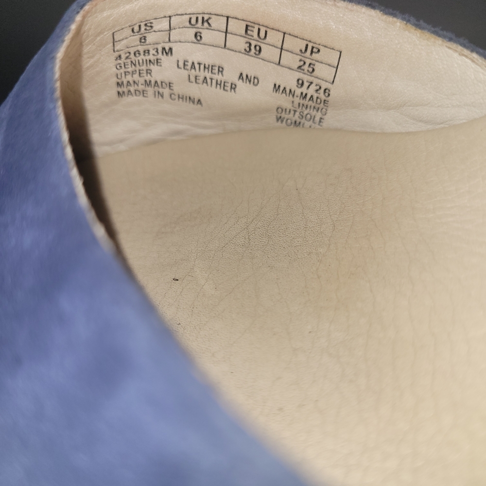 Timberland Earthkeepers Maeslin Blue Wedge Sandals 8 - Picture 6 of 8